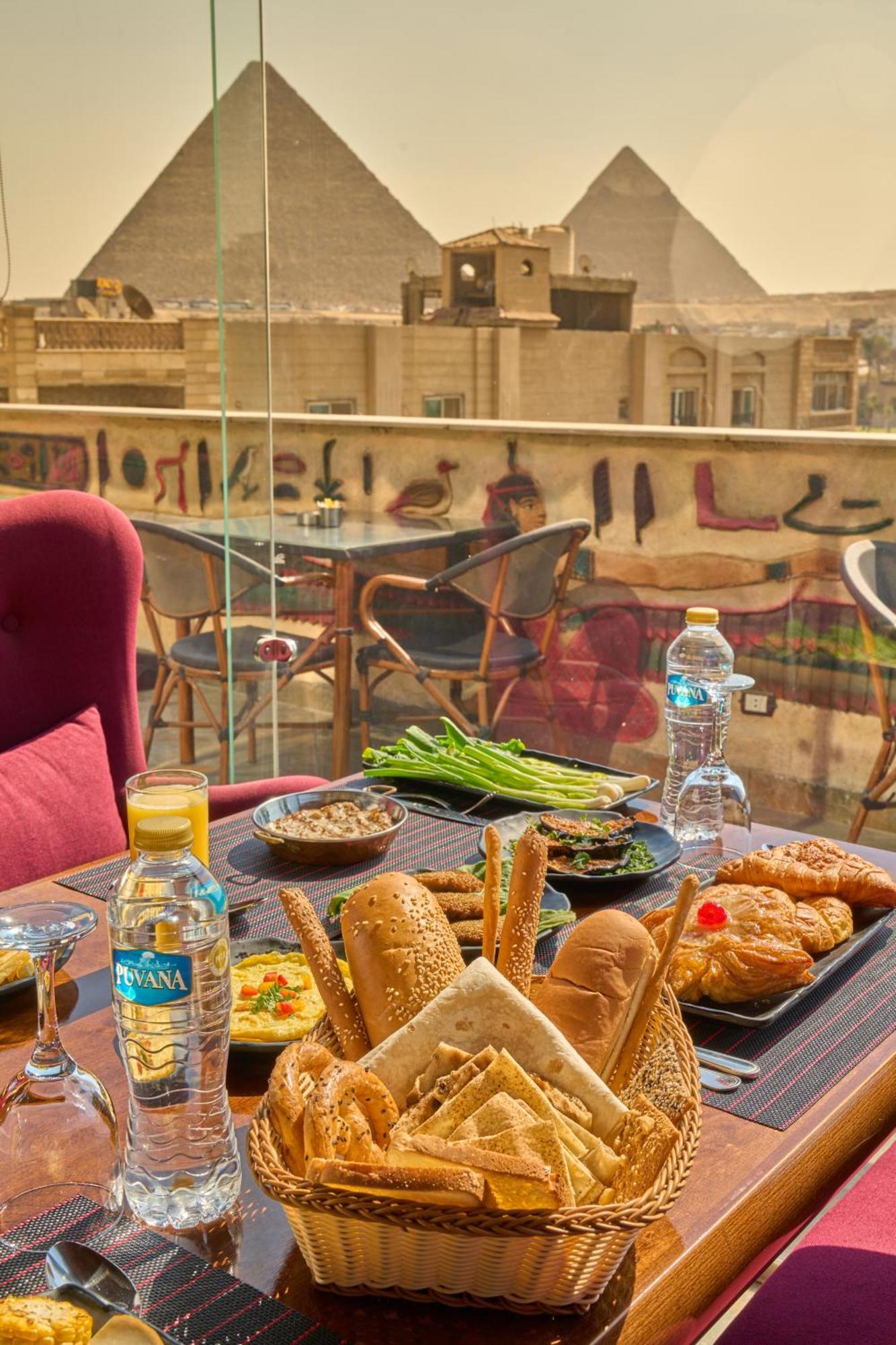 King Pyramids View Hotel Kafrat al Jabal Exterior foto